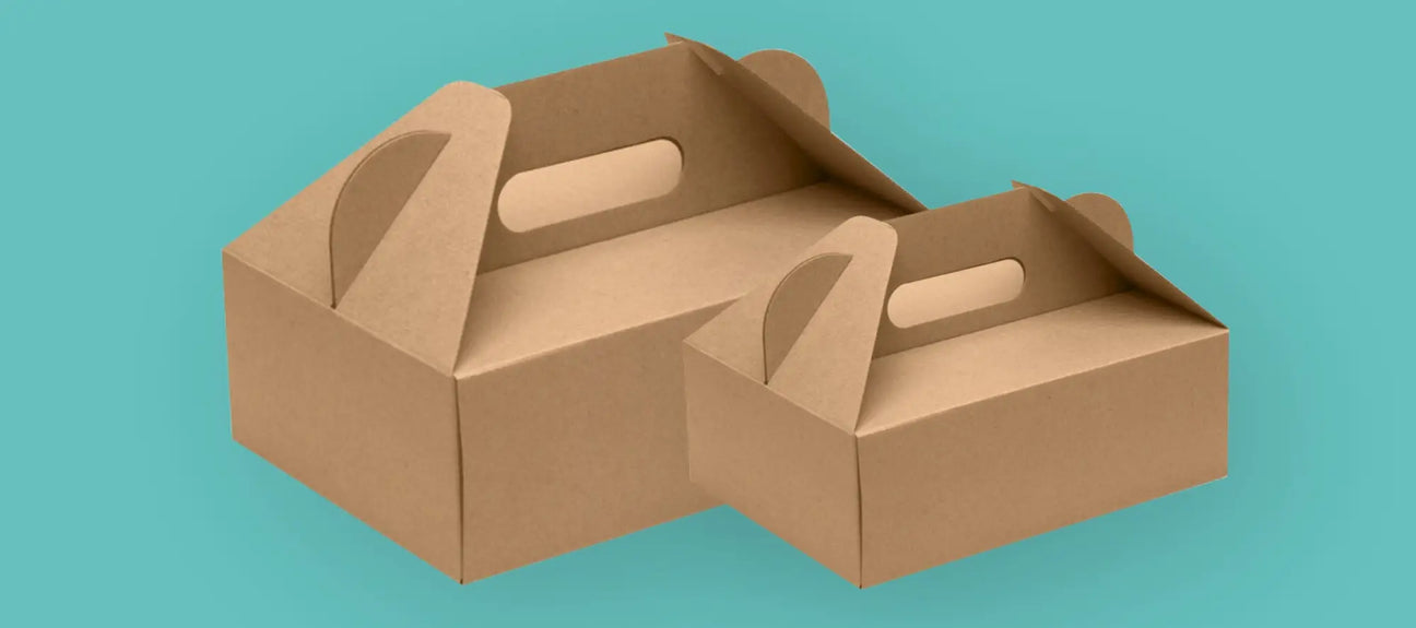 Kraft Carry Boxes