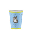 12oz / 86mm Designer Collection Wolf Single Wall Aqueous Coated Cup - Hot Paper Cups