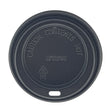 86mm Black Traveller Lid - Hot Cup Lid