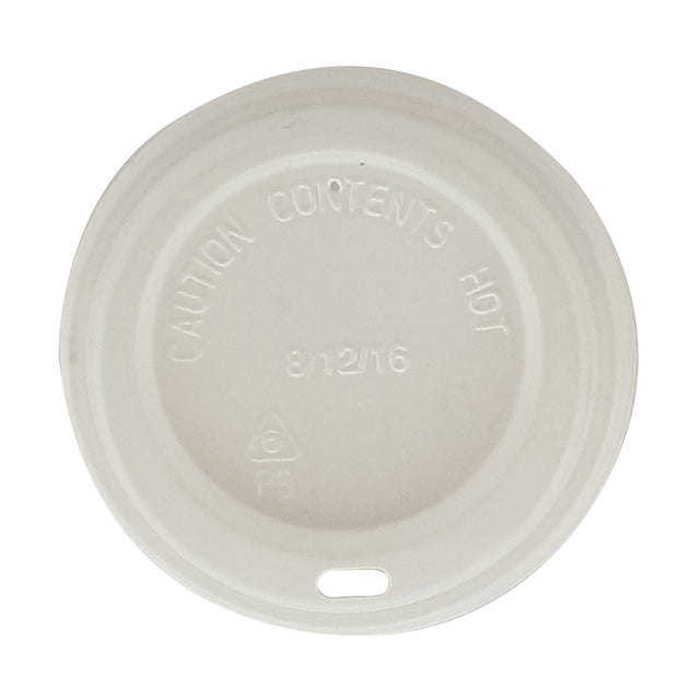 86mm Grey Traveller Lid - Hot Cup Lid