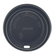 90mm Black Traveller Lid - Hot Cup Lid