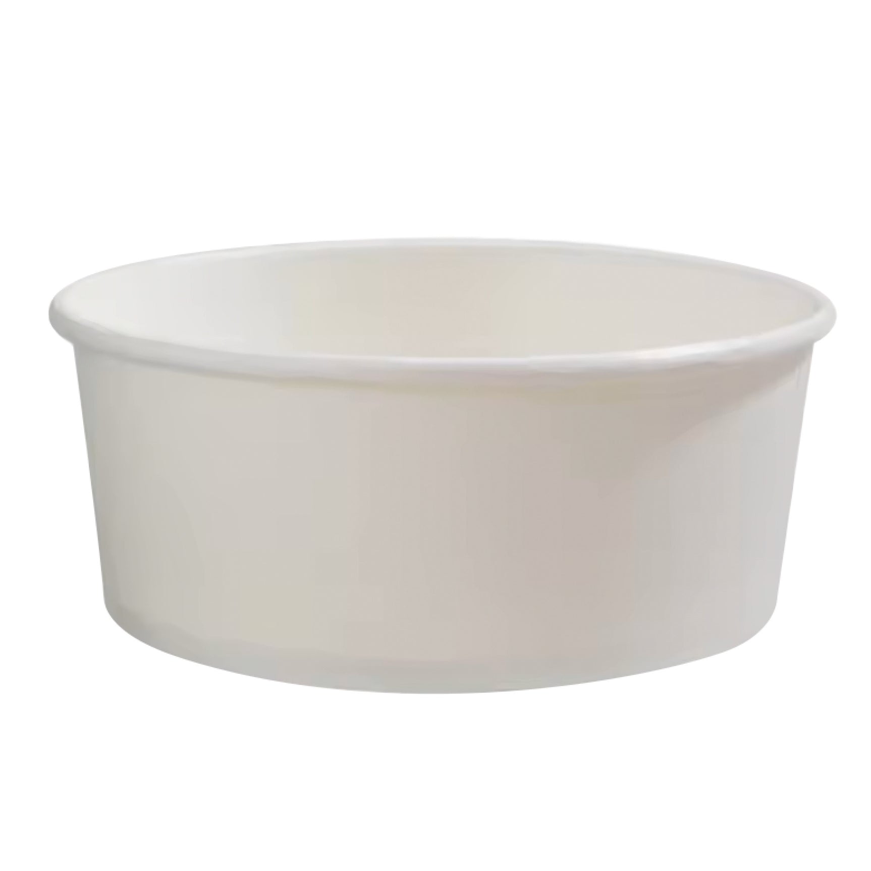 1090ml White Single Wall Paper PE Coated Bowl