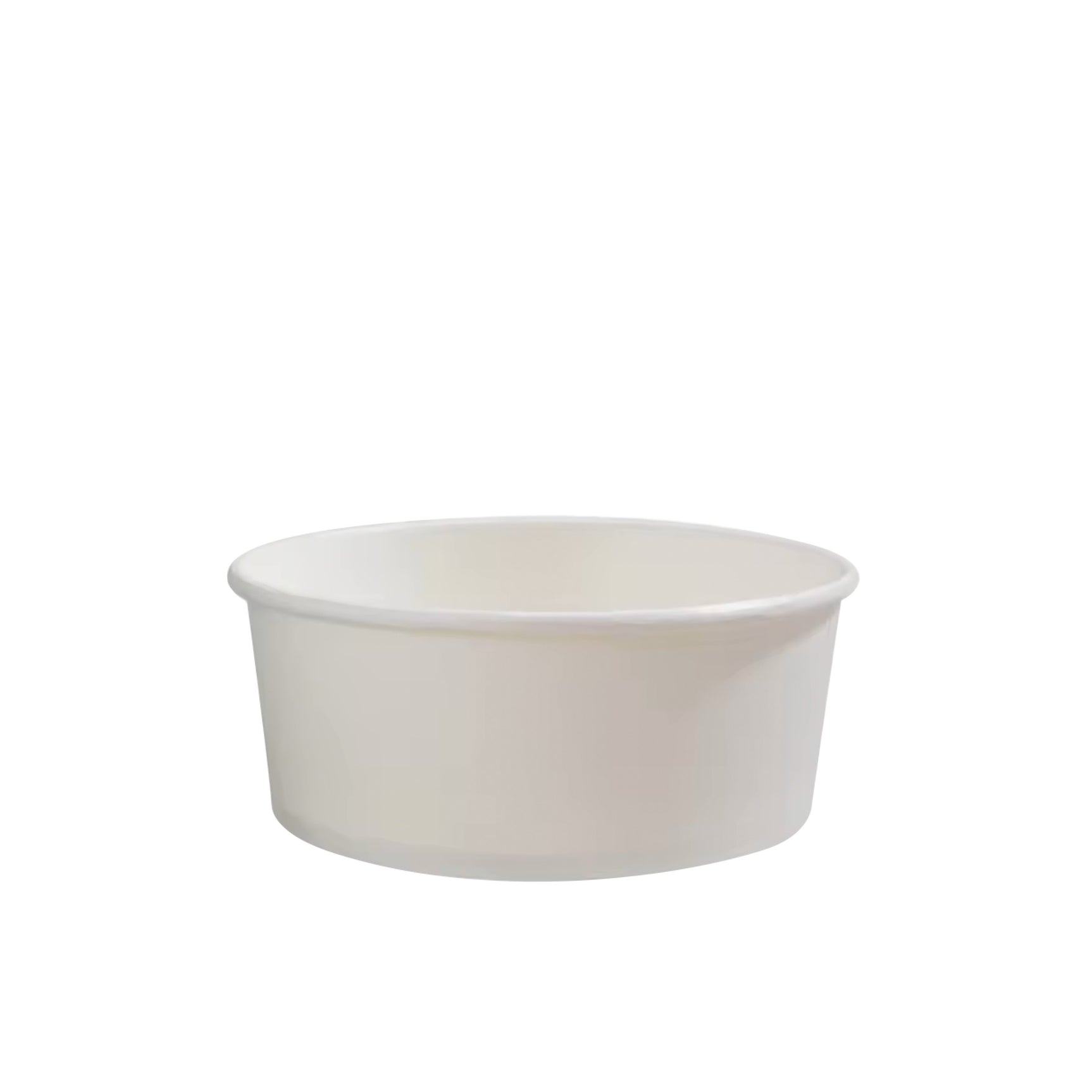 350ml White Single Wall Paper PE Coated Bowl