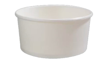 520ml White Single Wall Paper PE Coated Bowl - Bowl