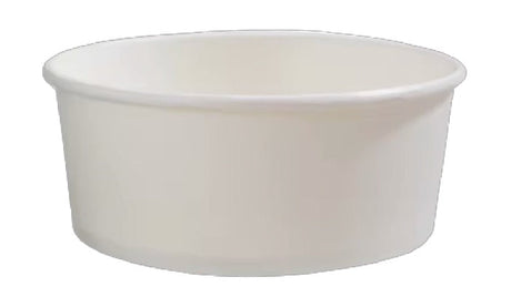 720ml White Single Wall Paper PE Coated Bowl - Bowl