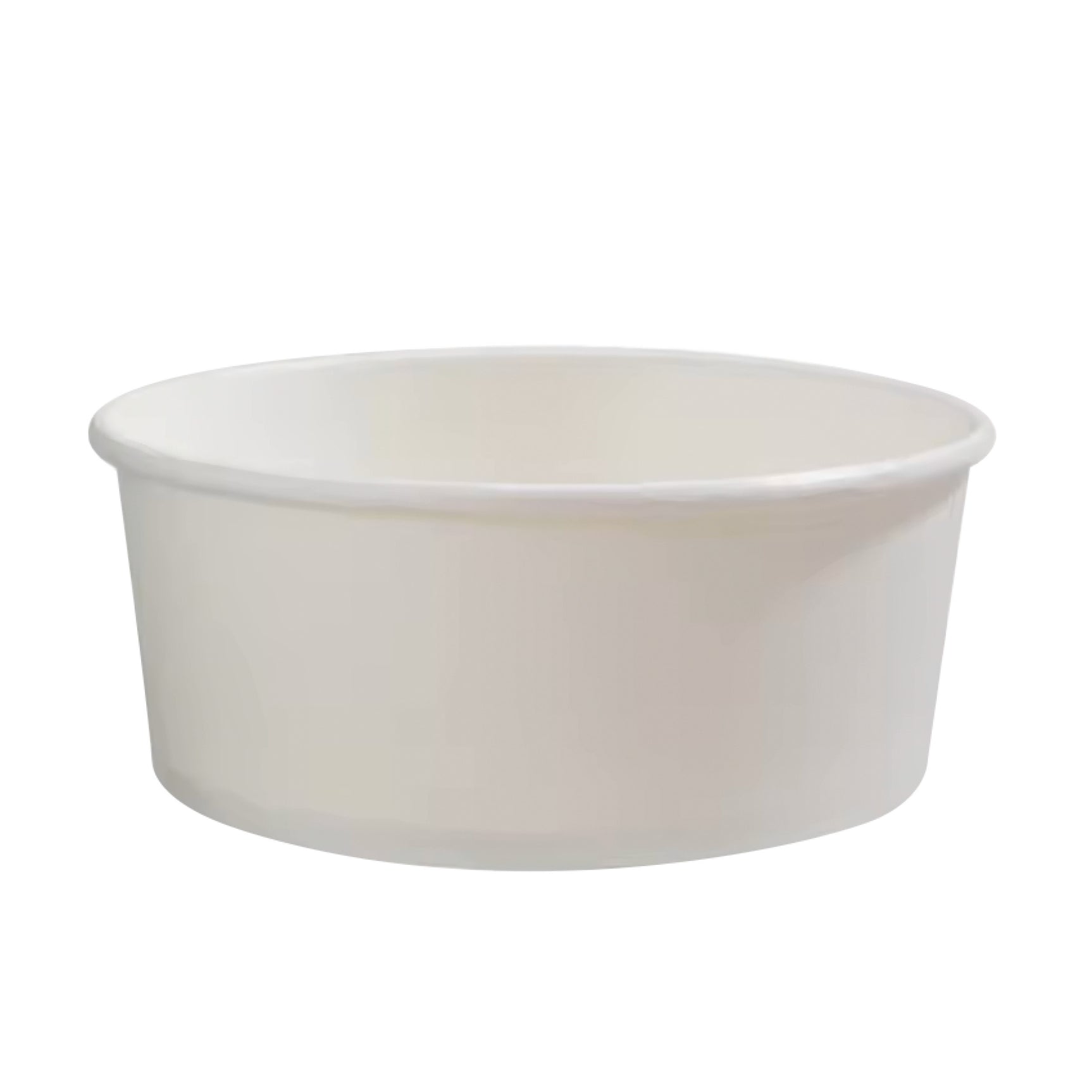 850ml White Single Wall Paper PE Coated Bowl