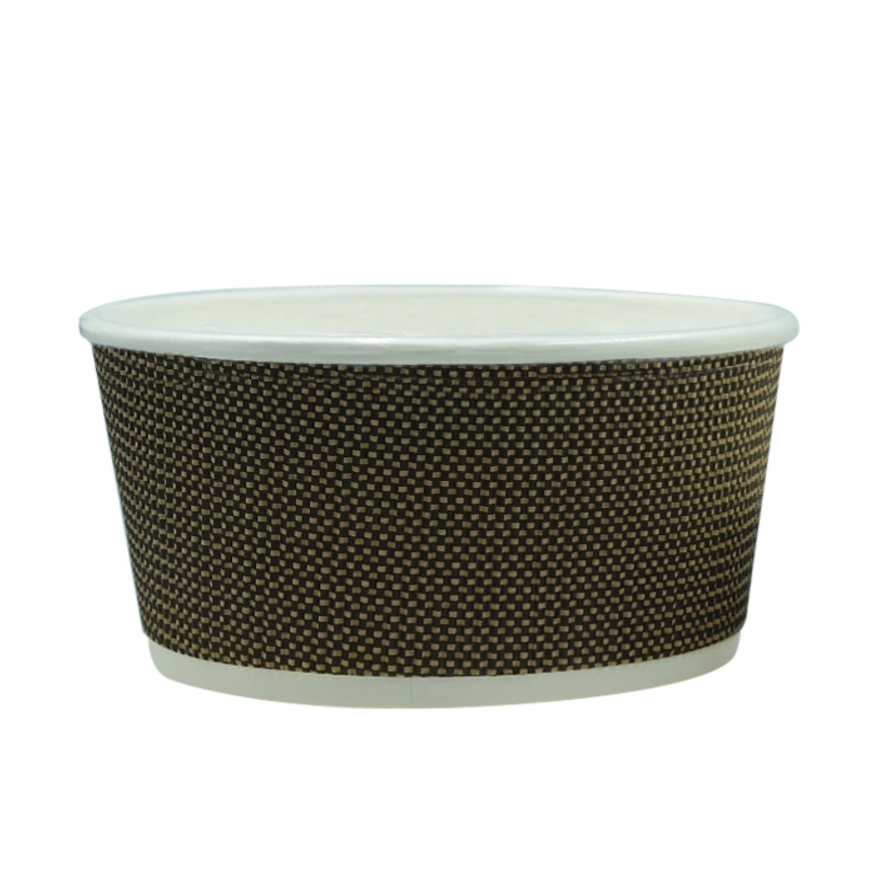 850ml Brown Triple Wall Paper PE Coated Bowl
