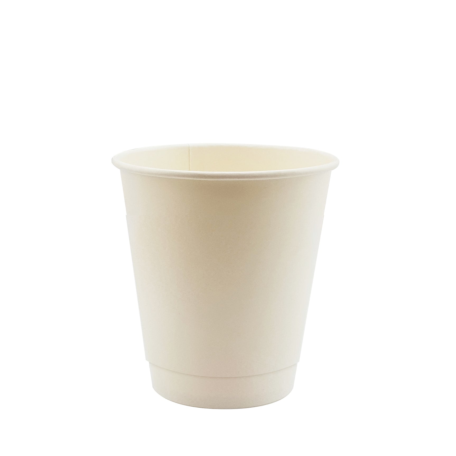 12oz / 90mm White Double Wall Aqueous Coated Cup