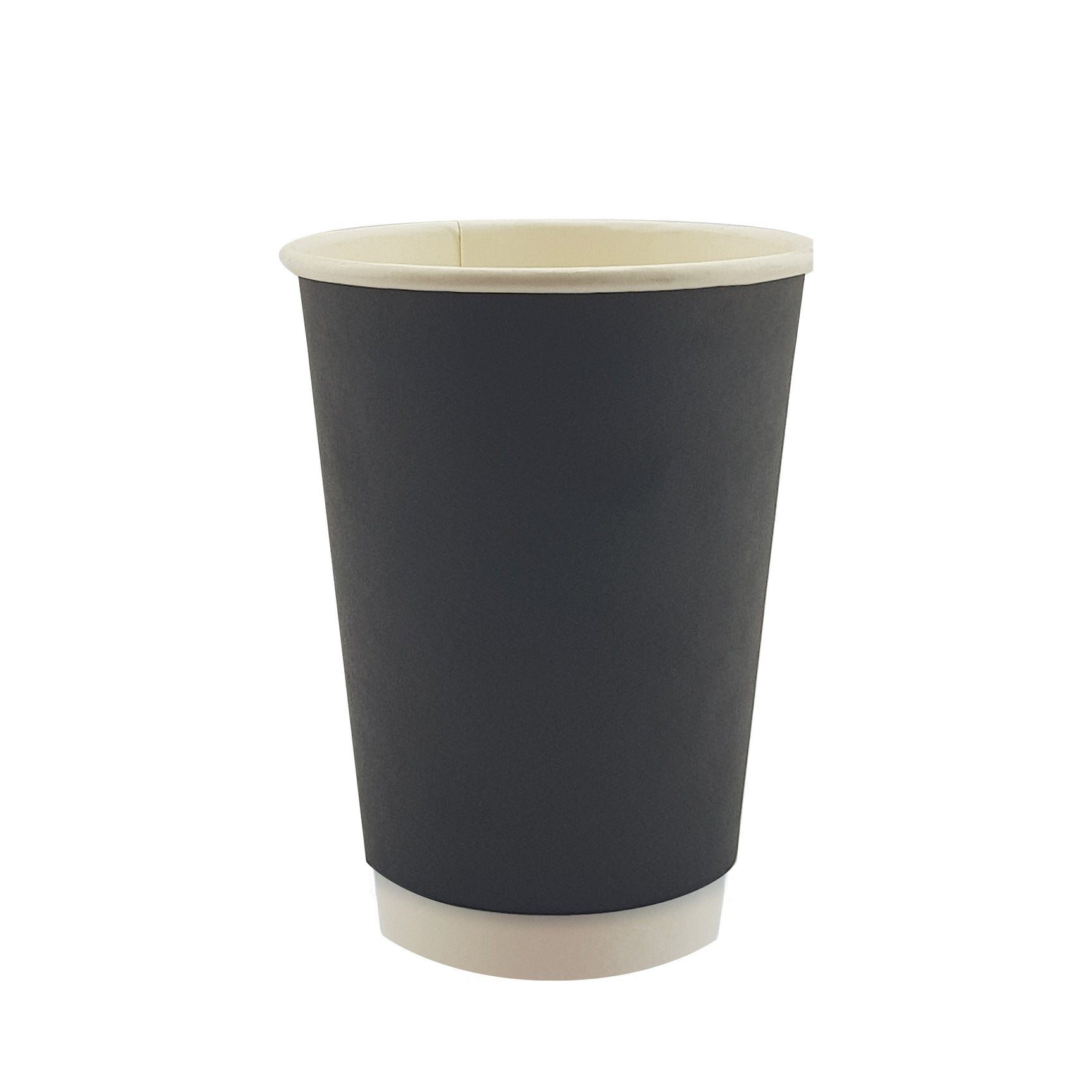 16oz / 86mm Black Double Wall Aqueous Coated Cup