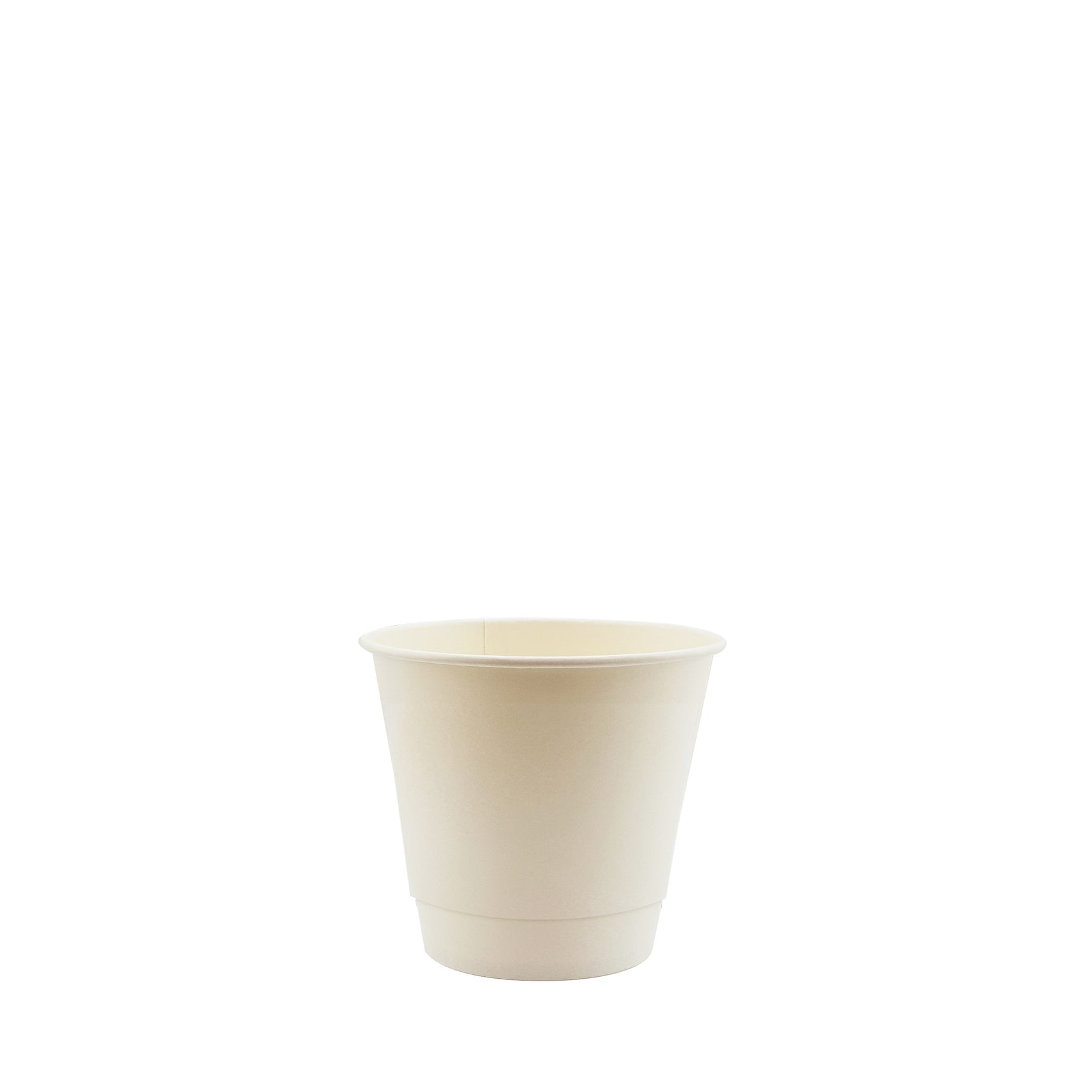4oz / 62mm White Double Wall Aqueous Coated Cup