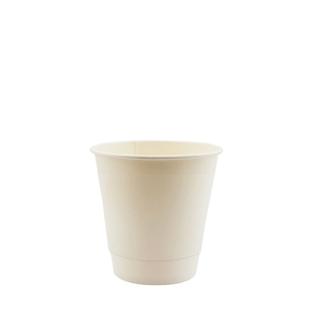 8oz / 90mm White Double Wall Aqueous Coated Cup - Hot Paper Cups