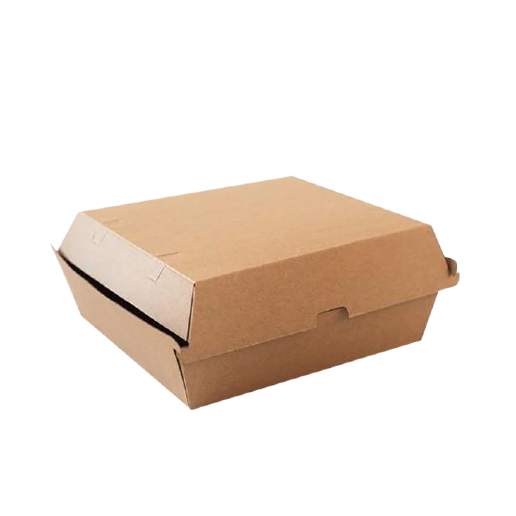 Dinner Box 178x160x80mm Kraft Clamshell