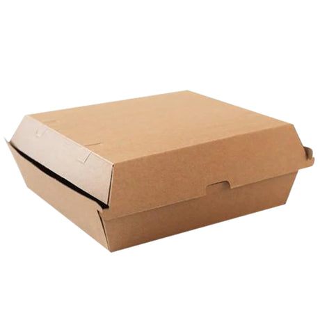 Family Box 290x170x80mm Kraft Clamshell - Kraft