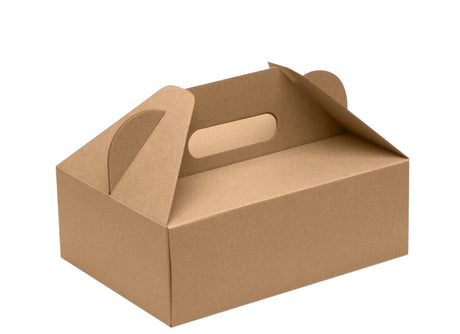 240x170x85mm Kraft Carry Box - Kraft