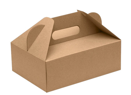 320x250x85mm Kraft Carry Box - Kraft