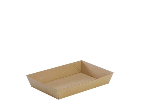 131x91x50mm Kraft Open Tray - Kraft