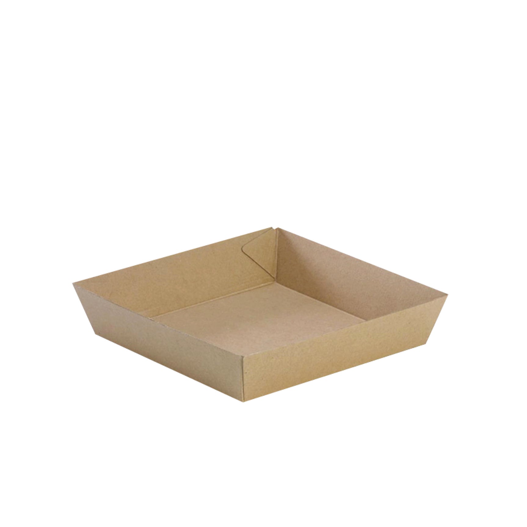 178x178x45mm Kraft Open Tray