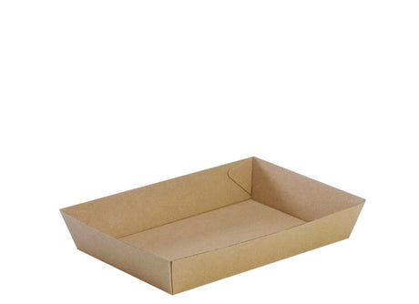 180x134x45mm Kraft Open Tray - Kraft
