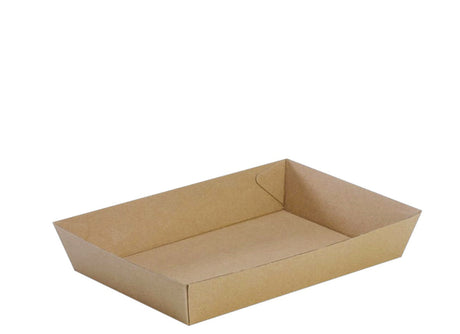 225x152x45mm Kraft Open Tray - Kraft