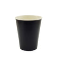 12oz / 86mm Black Triple Wall Double Base Aqueous Coated Cup - Hot Paper Cups