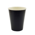 16oz / 90mm Black Triple Wall Double Base Aqueous Coated Cup - Hot Paper Cups
