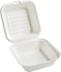 6 Inch Sugarcane Clamshell - Sugarcane