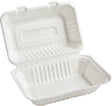 9 x 6 Inch Sugarcane Clamshell - Sugarcane