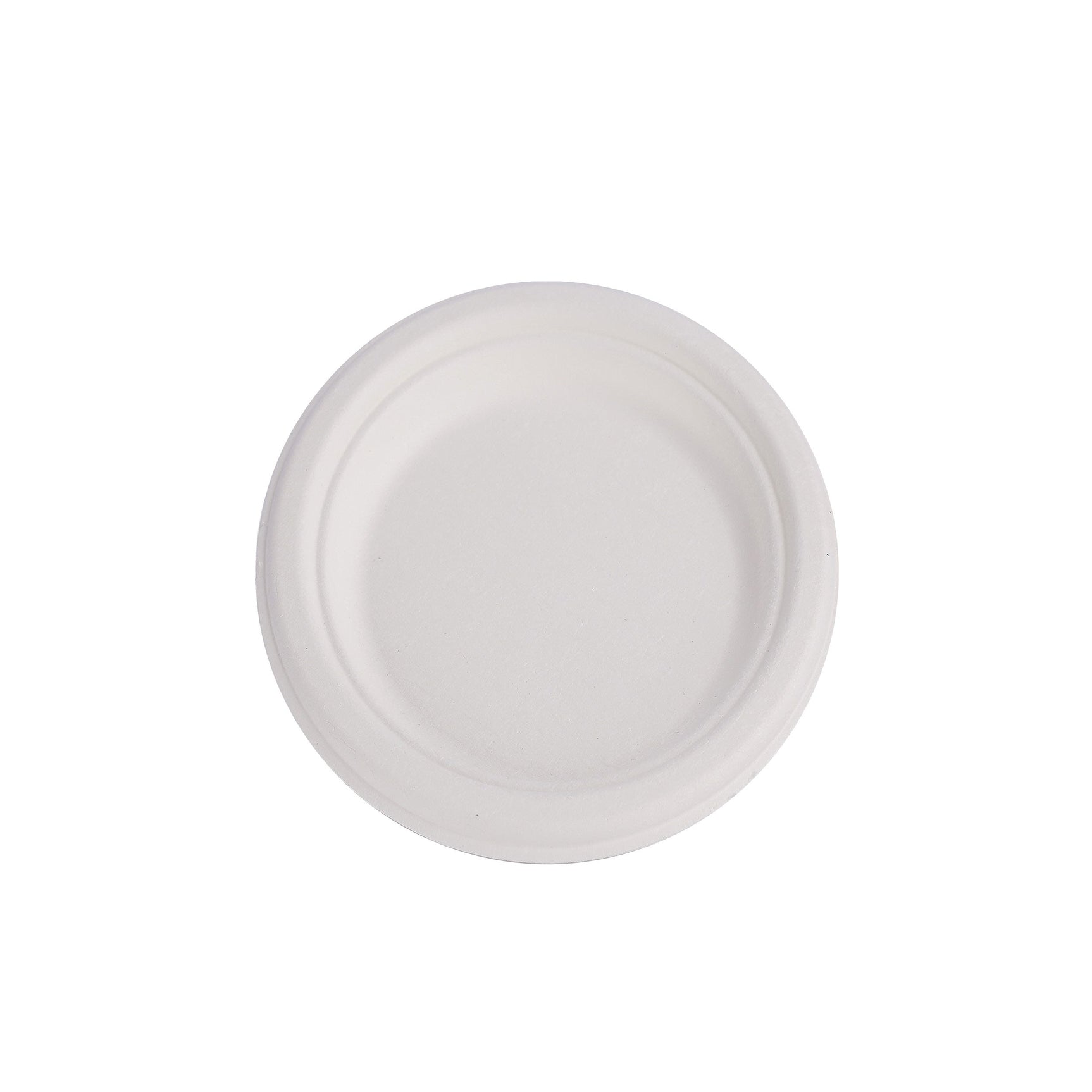 7 Inch Sugarcane Round Plate - Round Plate