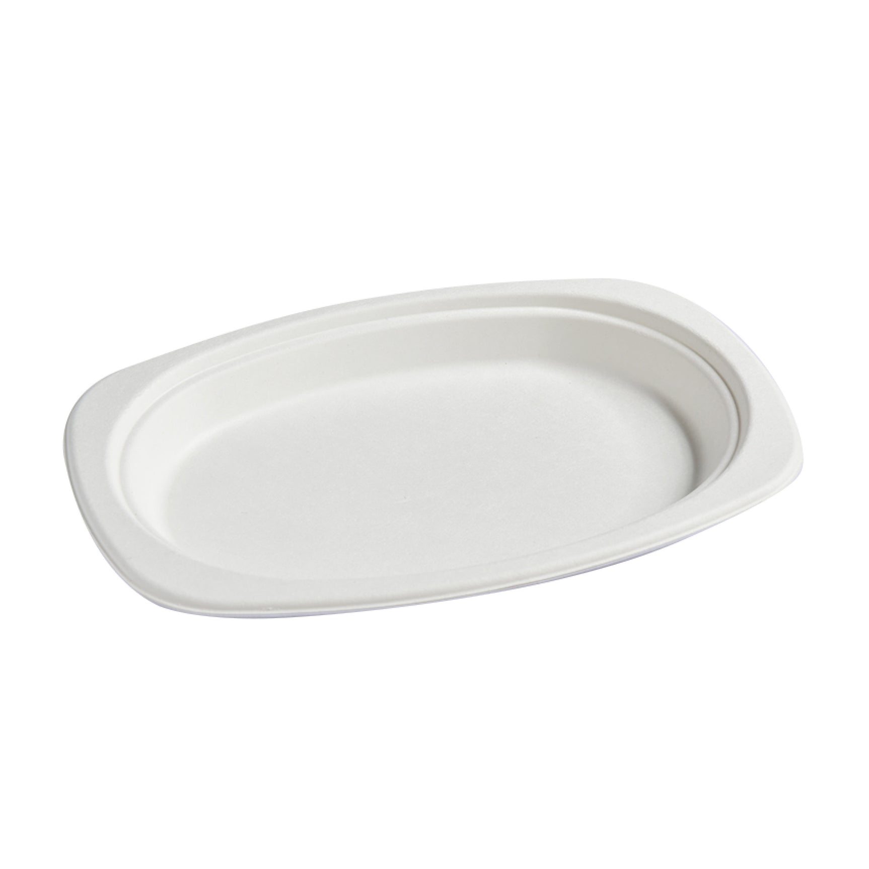 9 x 6 Inch Sugarcane Oval Plate