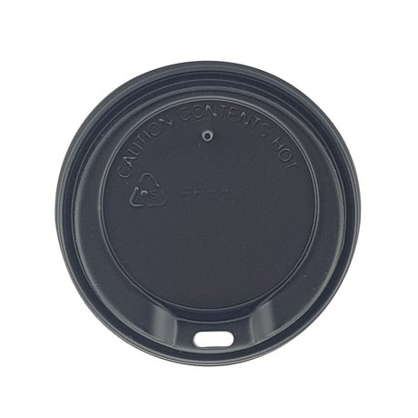 62mm Black Sipper Lid - Hot Cup Lid