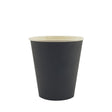 12oz / 90mm Black Single Wall Aqueous Coated Cup - Hot Paper Cups