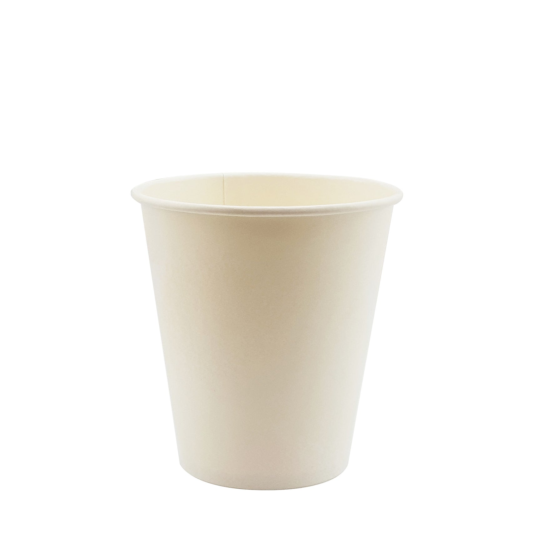 12oz / 90mm White Single Wall Aqueous Coated Cup