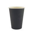 16oz / 86mm Black Single Wall Aqueous Coated Cup - Hot Paper Cups