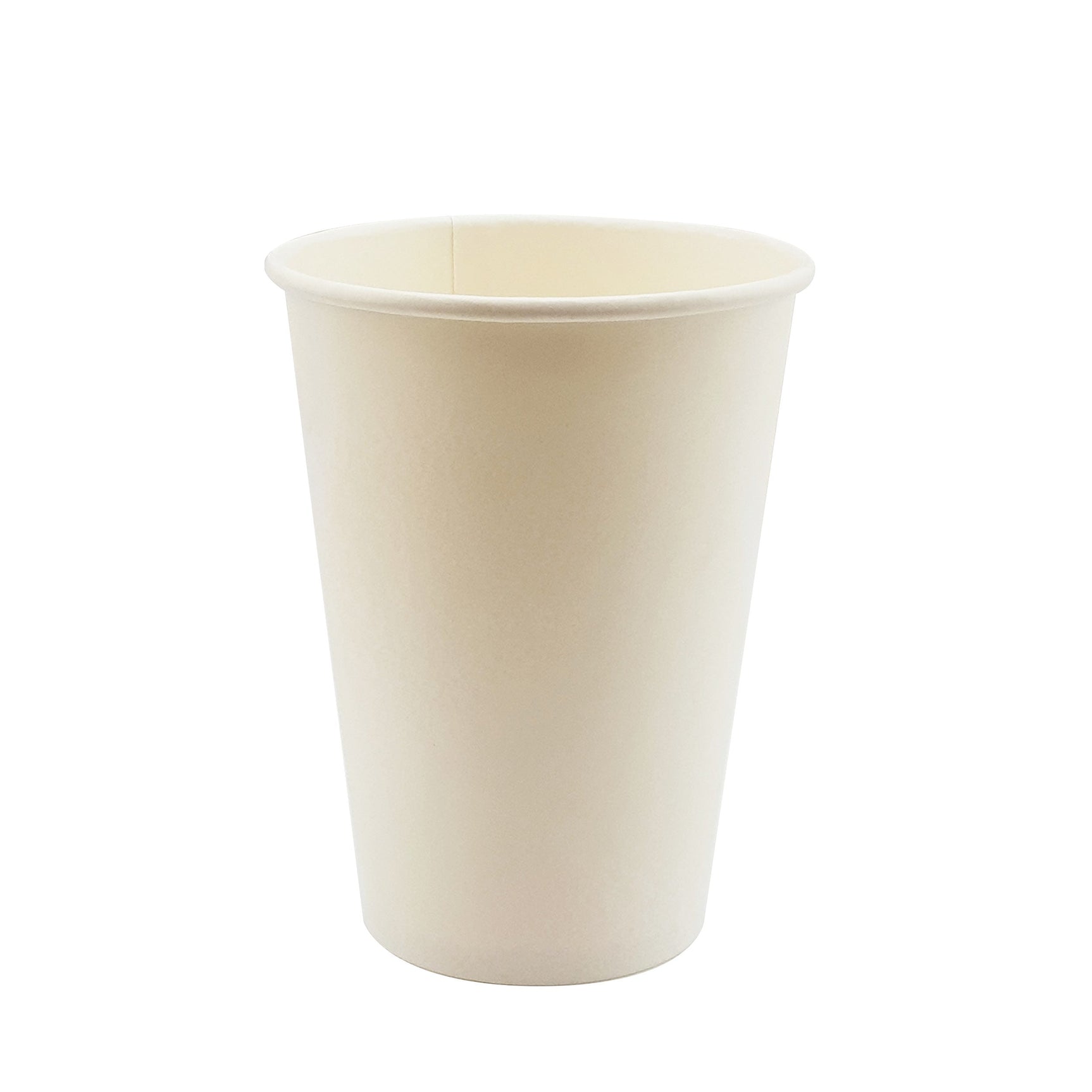 16oz / 86mm White Single Wall Aqueous Coated Cup - Hot Paper Cups