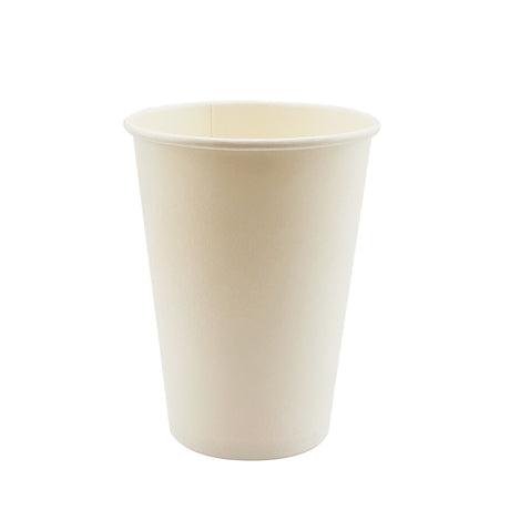 16oz / 86mm White Single Wall Aqueous Coated Cup - Hot Paper Cups