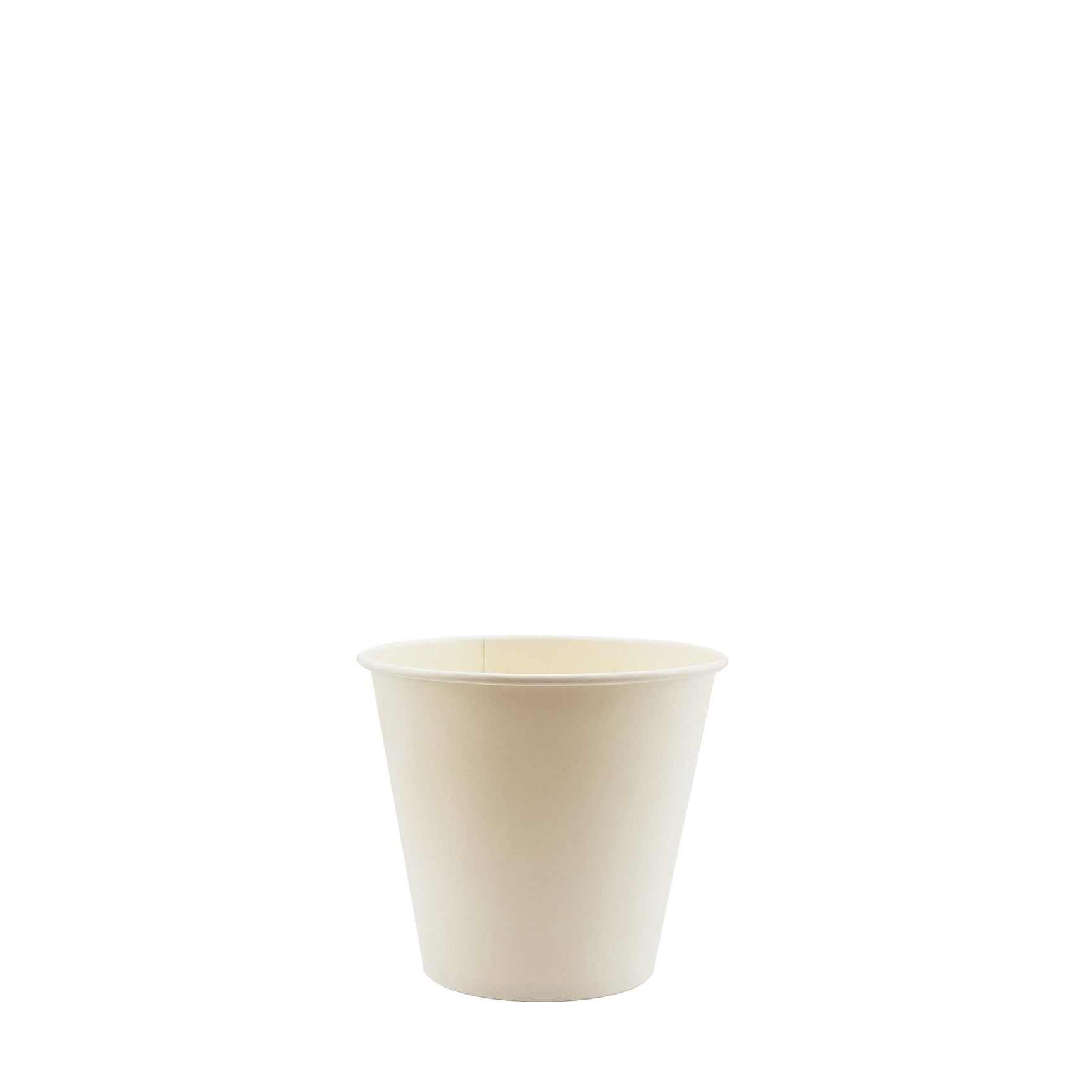 4oz / 62mm White Single Wall Aqueous Coated Cup