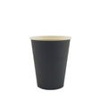 8oz / 86mm Black Single Wall Aqueous Coated Cup - Hot Paper Cups