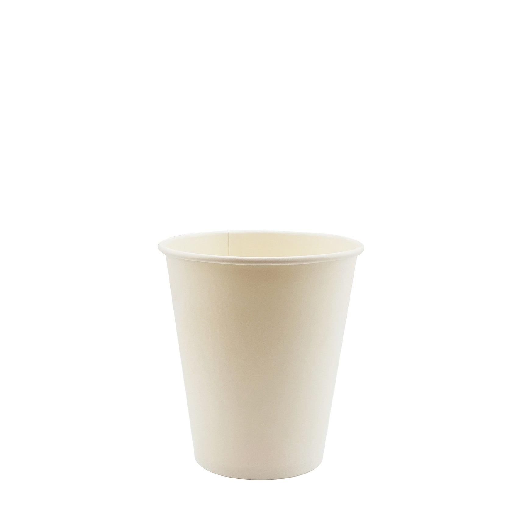 8oz / 80mm White Single Wall Aqueous Coated Cup