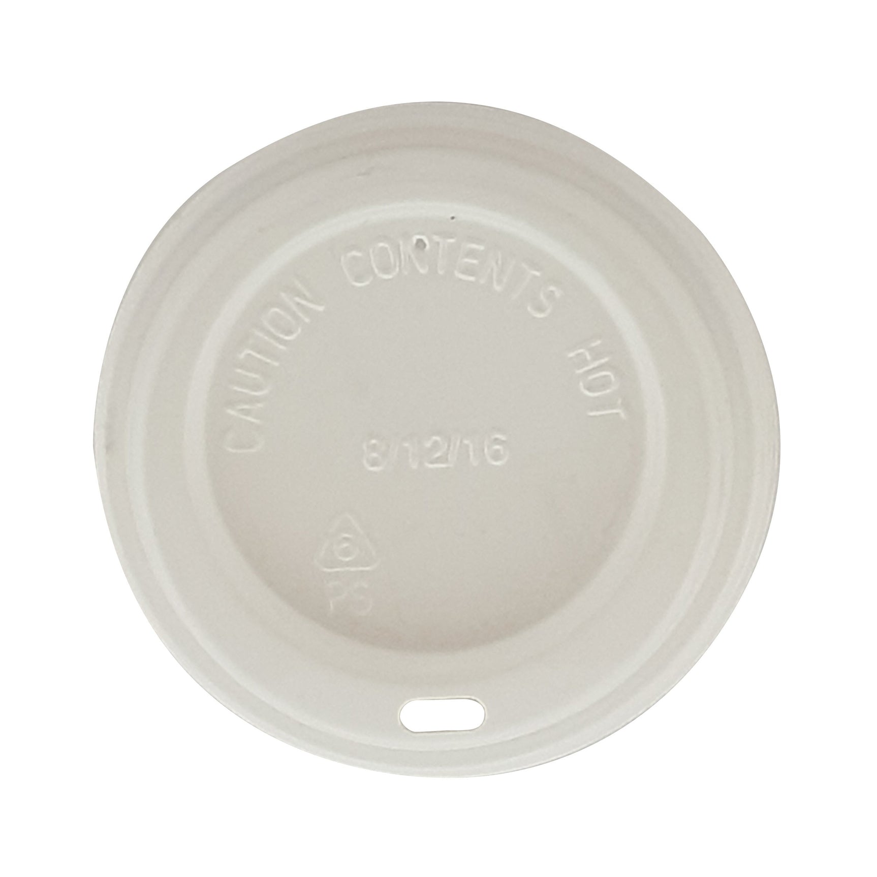 80mm Grey Traveller Lid - Hot Cup Lid