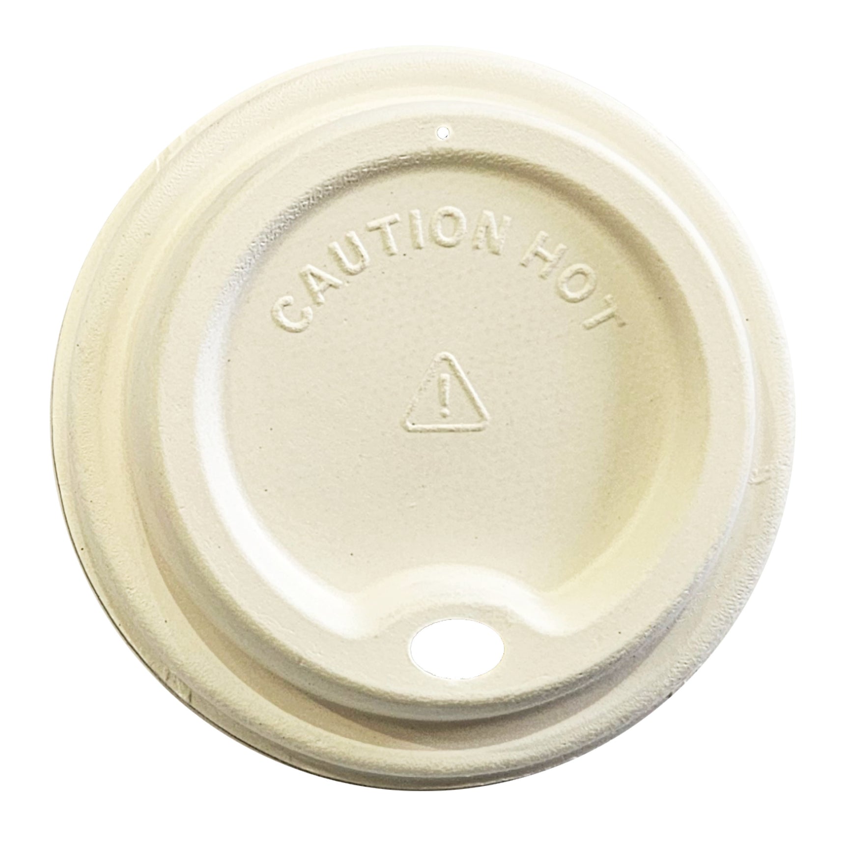 90mm White Cup Fibre Aqueous Coated Lid